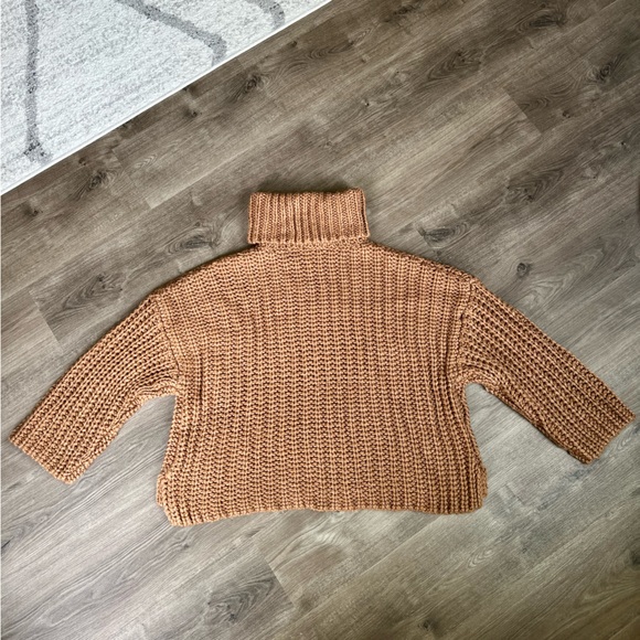 Zara Camel Knit Sweater Small with tags - Picture 11 of 13